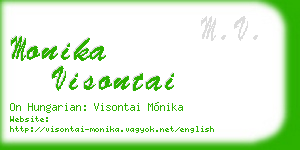 monika visontai business card
